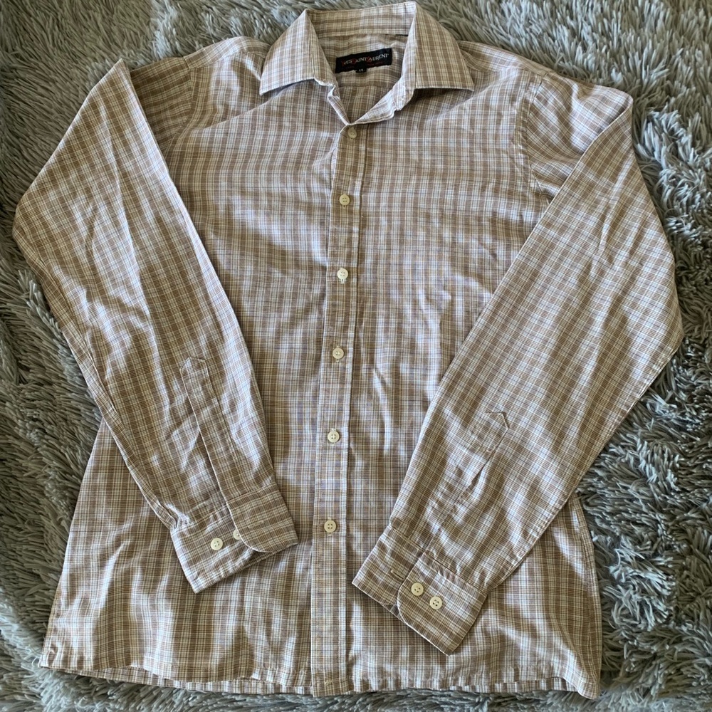 YVES SAINT LAURENT button up shirt